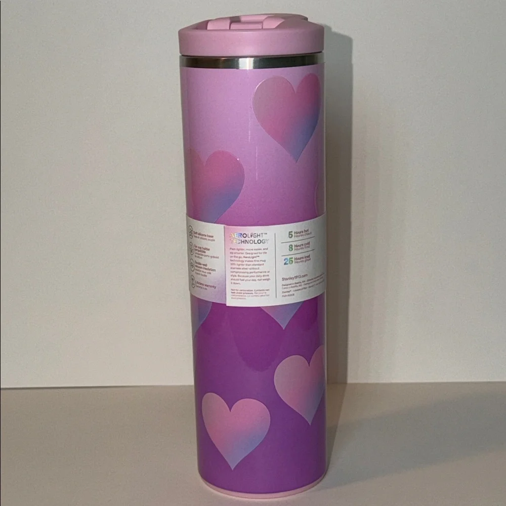 NWT Stanley X Target Exclusive 16 Oz Aerolight Transit Flip Top Mug Purple Pink - Picture 6 of 12